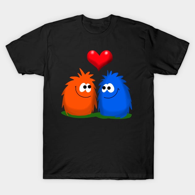 Fuzzy love T-Shirt by wolfmanjaq